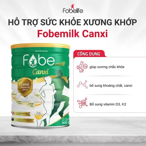 Sữa Bột Canxi Fobelife Bổ Sung Dưỡng Chất, Giúp Xương Chắc Khỏe N2 - Lon 900g 810211