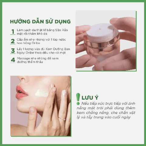 Kem trắng da ban ngày Oribe cấp ẩm chống nắng làm mờ đốm nâu 30g