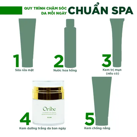 Kem trắng da ban ngày Oribe cấp ẩm chống nắng làm mờ đốm nâu 30g