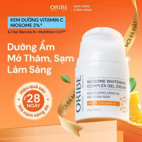Kem dưỡng Vitamin C Niosome 2% Oribe Dân Khang hỗ trợ sáng da mờ nám sạm 35g