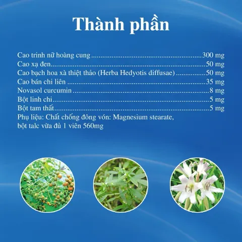 Viên Uống Hỗ Trợ Phòng Ngừa Và Giảm Kích Thước U Nang, U Xơ An Nữ Đan Hộp 60 Viên 810217