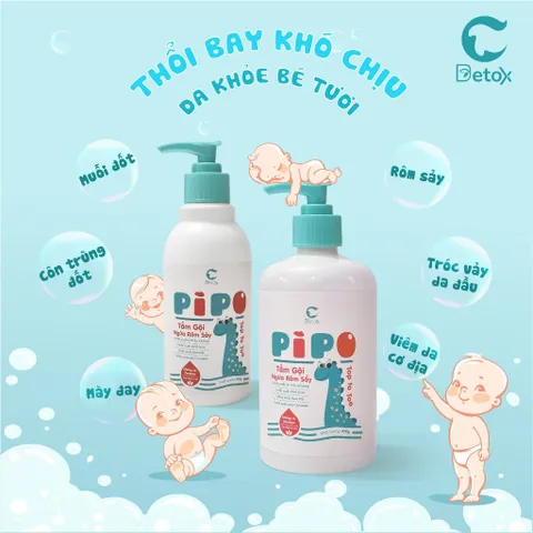Sữa tắm ngừa rôm sảy cho bé Pipo 250g/ 450g