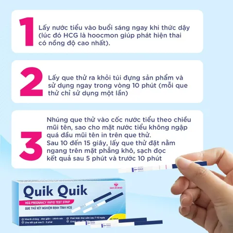 Que thử thai Quik Quik