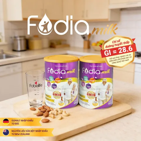 Sữa Bột Cho Người Tiểu Đường FodiaMilk Fobe Giúp Ổn Định Đường Huyết, Hương Vani N1 810228