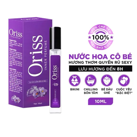 Nước Hoa Vùng Kín Nữ Chiết Xuất Tía Tô Oriss 10ml (date 02/2027)