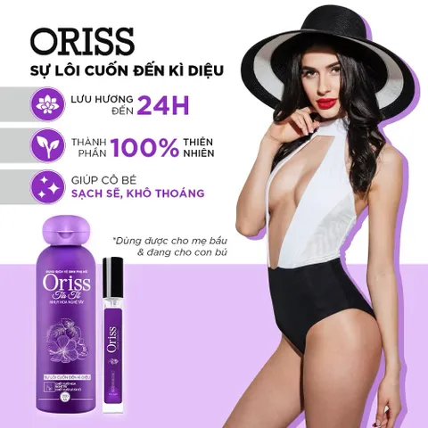 Nước Hoa Vùng Kín Nữ Chiết Xuất Tía Tô Oriss 10ml (date 02/2027)