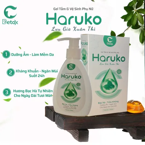 [CHE TÊN] Dung Dịch Vệ Sinh Phụ Nữ Haruko Làm Sạch, Mang Lại Hương Thơm Quyến Rũ