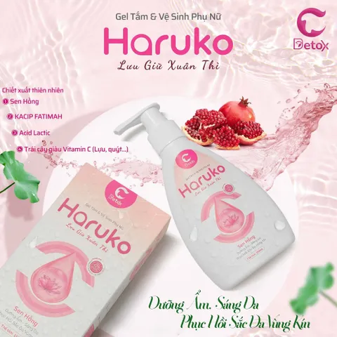 [CHE TÊN] Dung Dịch Vệ Sinh Phụ Nữ Haruko Làm Sạch, Mang Lại Hương Thơm Quyến Rũ