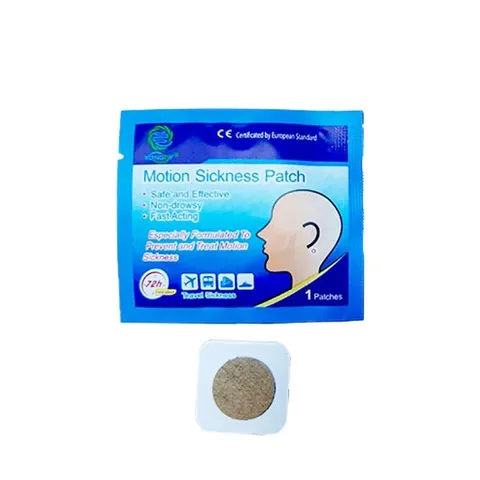 Miếng Dán Chống Say Tàu Xe Motion Sickness Patch Giảm Triệu Chứng Buồn Nôn, Chóng Mặt