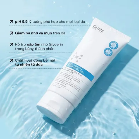 Sữa rửa mặt làm sạch dịu nhẹ Oribe Soft Touch dưỡng da ẩm mịn mềm mại dành cho mọi loại da