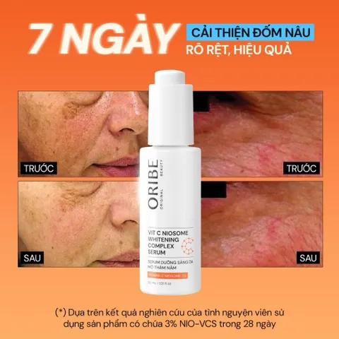 Serum Vitamin C Oribe Dân Khang hỗ trợ sáng da mờ nám sạm làm chậm lão hóa