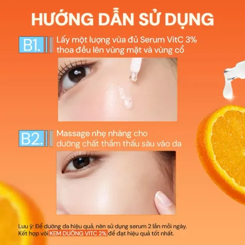 Serum Vitamin C Oribe Dân Khang hỗ trợ sáng da mờ nám sạm làm chậm lão hóa