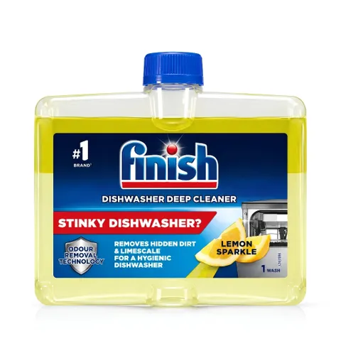 Dung Dịch Vệ Sinh Máy Rửa Chén Bát Finish 250ml - Làm Sạch Sâu, Bảo Vệ Hiệu Quả, Nhập Khẩu Châu Âu