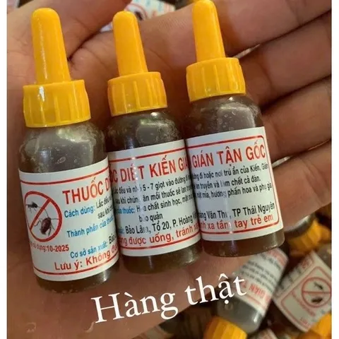 set 3 lọ dung dịch diệt kiến, gián dạng nhỏ giọt – tiện lợi, dễ sử dụng