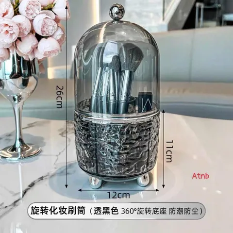 hộp đựng cọ trang điểm xoay 360 độ – gọn gàng, xinh xắn, tiện dụng