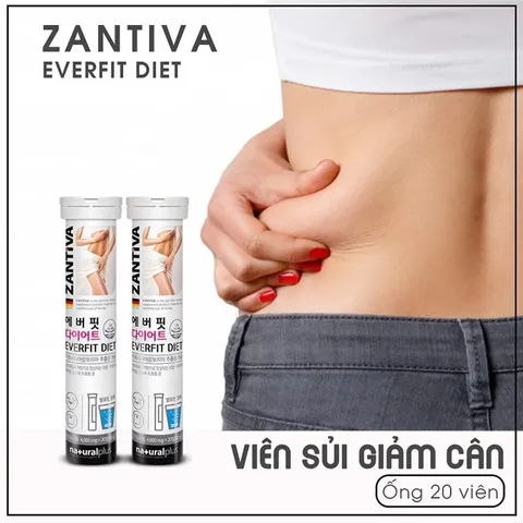 Viên Sủi Giảm Cân Zantiva Hàn Quốc - Hỗ Trợ Đốt Mỡ Thừa Hiệu Quả, Giảm Cân Nhanh Chóng, Không Cần Tập Luyện, 20 Viên 728461 810375