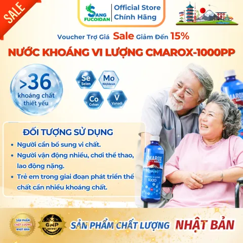 KHOÁNG VI LƯỢNG 1000 PPM CMAROX– BỔ SUNG HƠN 36 KHOÁNG CHẤT THIẾT YẾU