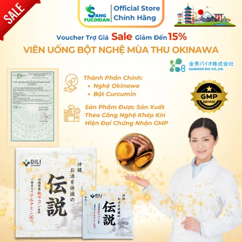 [Xuất Kèm VAT][NSF1111 Giảm 111K] Viên Uống Bột Nghệ Mùa Thu - Chính Hãng Nhật Bản