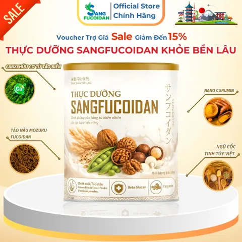 [COMBO 12 LON + QUÀ TẶNG] THỰC DƯỠNG SANG FUCOIDAN Hộp 500G – FUCOIDAN, ĐẬU, HẠT