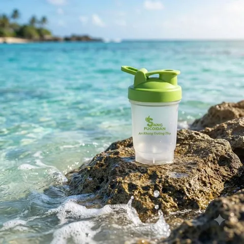 [Quà Tặng Theo Đợt] Siro Ho hoặc Bình Lắc Sang Fucoidan Shaker 500ml Nhựa Số 5 An Toàn 100%