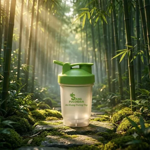 [Quà Tặng Theo Đợt] Siro Ho hoặc Bình Lắc Sang Fucoidan Shaker 500ml Nhựa Số 5 An Toàn 100%