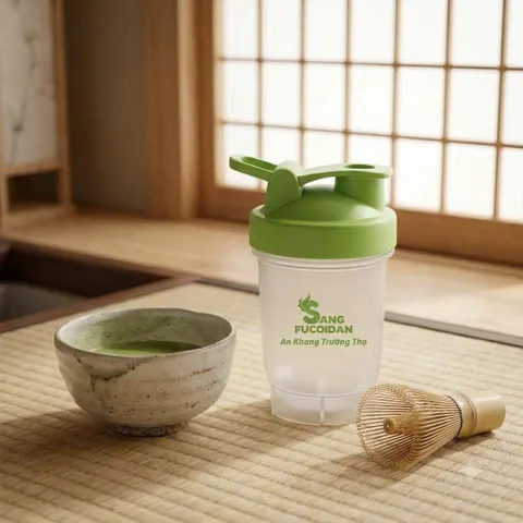 [Quà Tặng Theo Đợt] Siro Ho hoặc Bình Lắc Sang Fucoidan Shaker 500ml Nhựa Số 5 An Toàn 100%