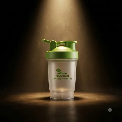 [Quà Tặng Theo Đợt] Siro Ho hoặc Bình Lắc Sang Fucoidan Shaker 500ml Nhựa Số 5 An Toàn 100%