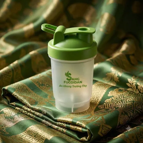 [Quà Tặng Theo Đợt] Siro Ho hoặc Bình Lắc Sang Fucoidan Shaker 500ml Nhựa Số 5 An Toàn 100%