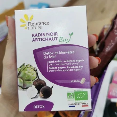 [CHÍNH NGẠCH] Viên Uống Giải Độc Gan Fleurance Nature Radis Noir Artichaut Bio Hộp 30 Viên – Hỗ Trợ Thải Độc Gan, Bổ Gan