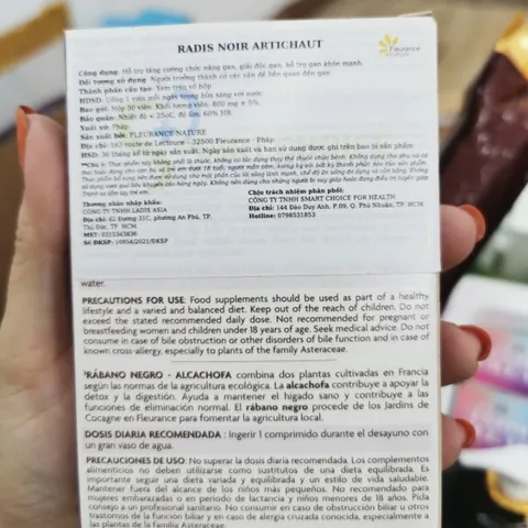 [CHÍNH NGẠCH] Viên Uống Giải Độc Gan Fleurance Nature Radis Noir Artichaut Bio Hộp 30 Viên – Hỗ Trợ Thải Độc Gan, Bổ Gan