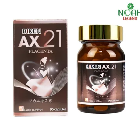 BIKEN AX 21 NOAH LEGEND NHẬT BẢN – VIÊN UỐNG BỔ SUNG NỘI TIẾT TỐ NỮ | HỘP 90 VIÊN