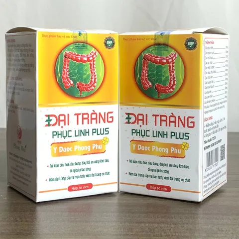 TPBVSK Đại Tràng Phục Linh Plus - Giúp kiện tỳ vị, tăng cường tiêu hóa.