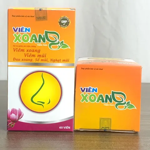 TPBVSK Viên Xoan Thiên Phúc - Hỗ trợ giảm triệuu chứngg của viêm xoang, viêm mũi