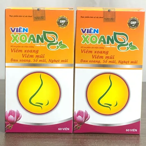 TPBVSK Viên Xoan Thiên Phúc - Hỗ trợ giảm triệuu chứngg của viêm xoang, viêm mũi