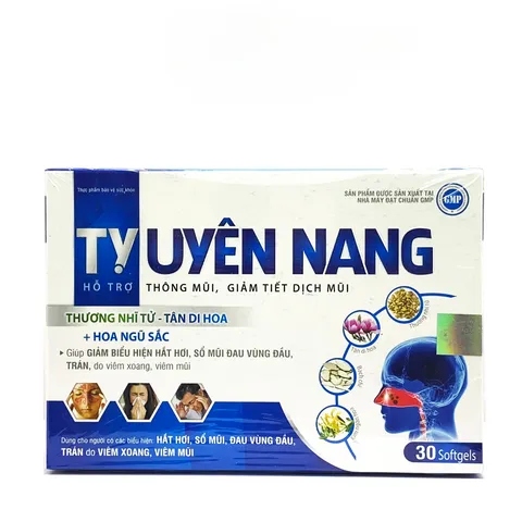 Tỵ uyên nang - hỗ trợ thông mũi, giảm tiết dịch mũi do viêm xoang, viêm mũi