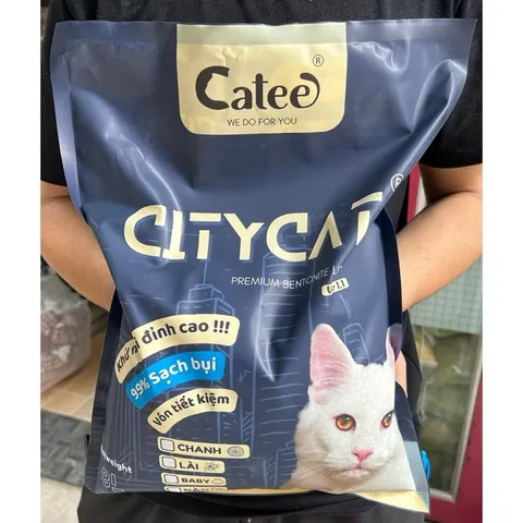 Cát vệ sinh cho Mèo CITYCAT 8L - Siêu vón khử mùi giá rẻ