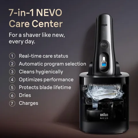 [MADE IN GERMANY] MÁY CẠO RÂU CAO CẤP BRAUN NEVO (MODEL 2026)