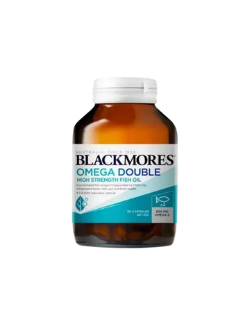 ( Sản phẩm chính hãng) Omega Double High Strength Fish Oil L/90v BLACKMORES Dầu cá hỗ trợ tim mạch, thị lực, da