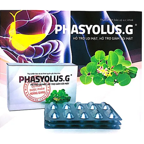TPBVSK PHASYOLUS.G Hỗ trợ lợi mật, hỗ trợ giảm sỏi mật