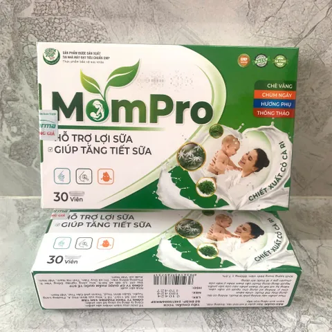 TPBVSK MomPro - Hỗ trợ lợi sữa, giúp tăng tiết sữa, giảm tắc tuyến sữa