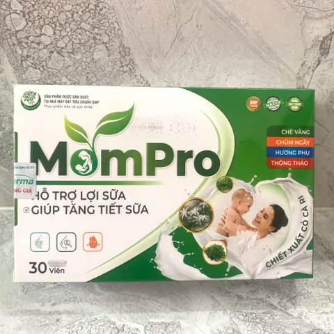 TPBVSK MomPro - Hỗ trợ lợi sữa, giúp tăng tiết sữa, giảm tắc tuyến sữa