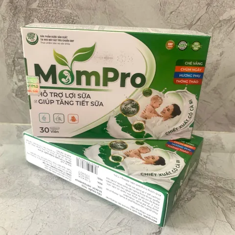 TPBVSK MomPro - Hỗ trợ lợi sữa, giúp tăng tiết sữa, giảm tắc tuyến sữa