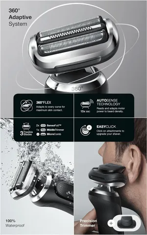 [MADE IN GERMANY] MÁY CẠO RÂU BRAUN SERIES 7 N7200CC