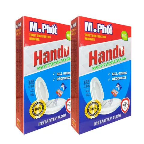 [HOT] Bộ 2 Thông tắc hầm cầu M. Phốt Hando 250g xuất khẩu