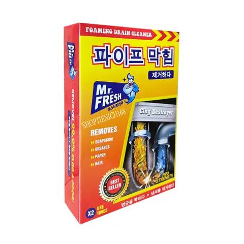 [HOT] Bộ 2 gói bột thông cống Hando Hàng Xuất khẩu
