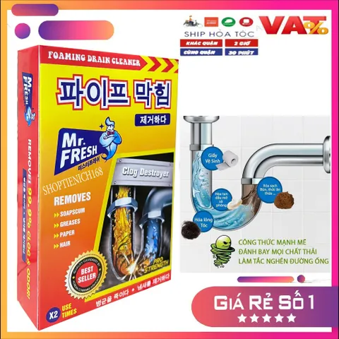 [HOT] Combo 5 Hộp bột thông tắc cống,ống nước xuất khẩu New TI869