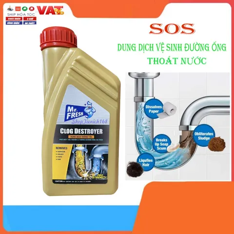 [TẮC ĐÂU THÔNG ĐẤY] Nước Thông Cống Hando 1000ml Nội Địa 810812