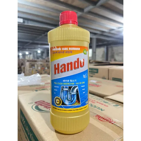 [TẮC ĐÂU THÔNG ĐẤY] Nước Thông Cống Hando 1000ml Nội Địa 810812