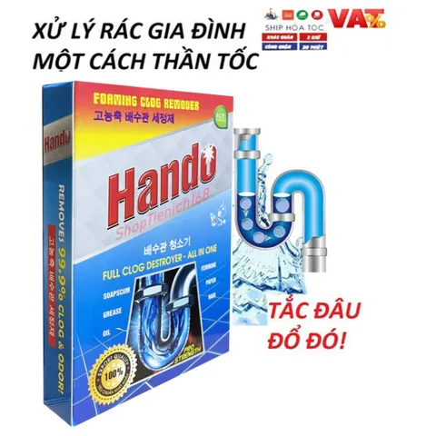 [HOT] Bộ 20 gói bột thông cống Hando TI486