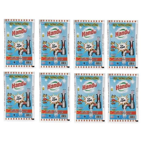 [HOT] Bộ 8 gói bột thông cống Hando Tienich168 TI 151 100g